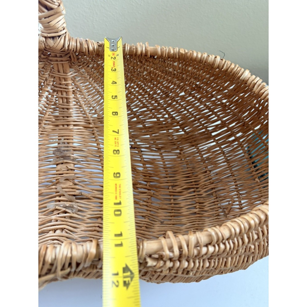 Natural Large Handmade Rustic Basket - Picture 5 of 6